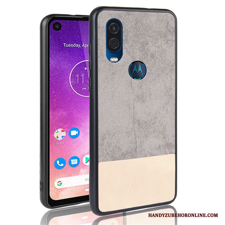 Motorola One Vision Fallskydd All Inclusive Fodral Svart Skal Telefon Blandade Färger