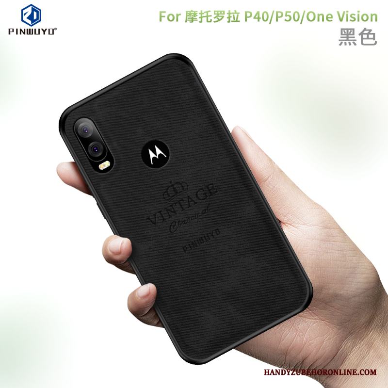 Motorola One Vision Fodral Hemming Mobil Telefon Skydd Skal Telefon