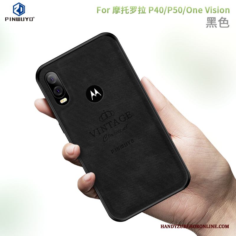 Motorola One Vision Fodral Hemming Mobil Telefon Skydd Skal Telefon