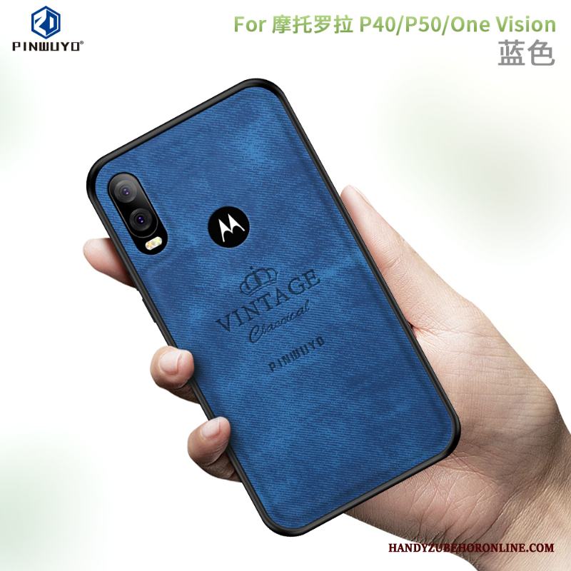 Motorola One Vision Fodral Hemming Mobil Telefon Skydd Skal Telefon