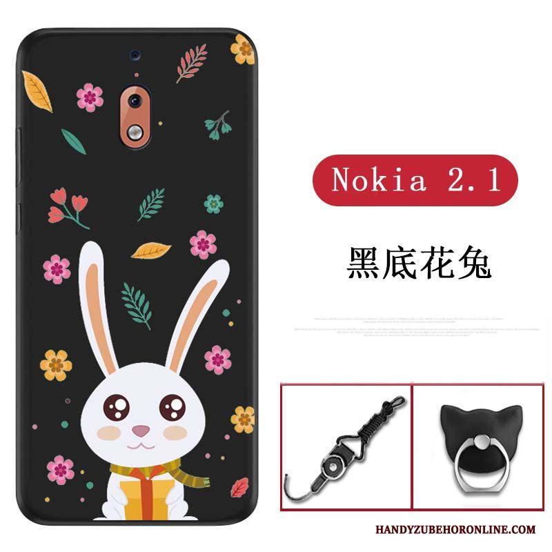 Nokia 2.1 Fallskydd Skal Telefon Fodral Silikon Personlighet Tunn Mjuk