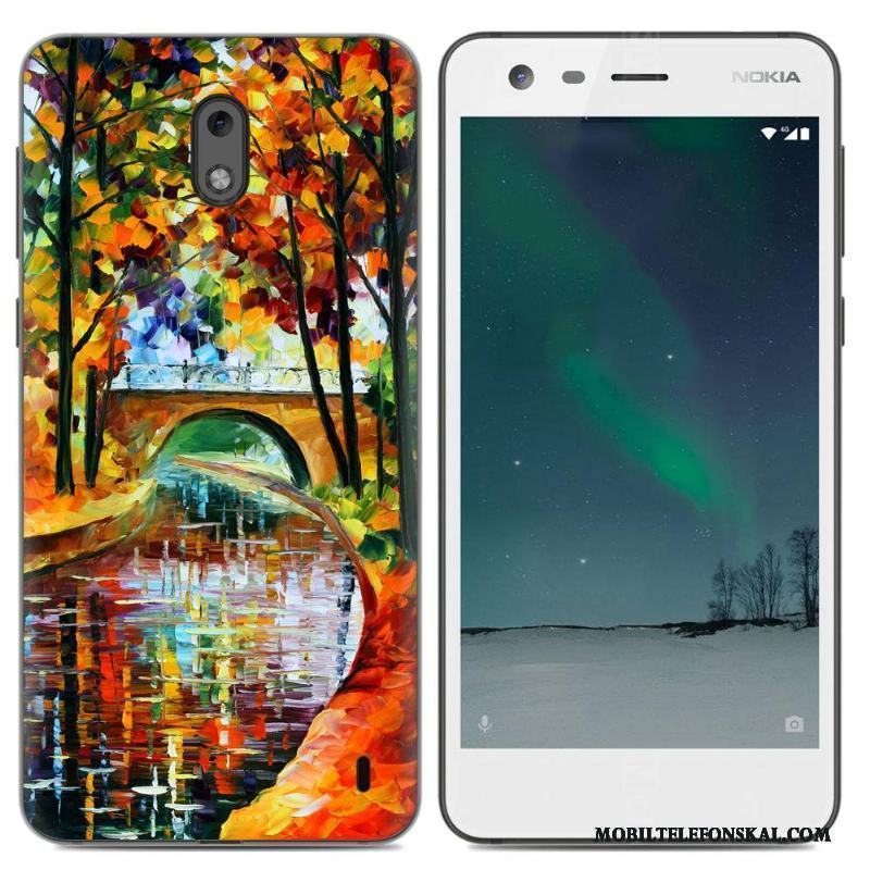 Nokia 2 Skal Fodral All Inclusive Pu Silikon Enkel Mjuk Skydd