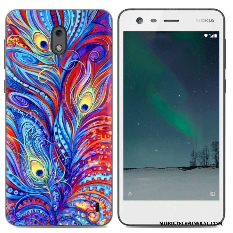 Nokia 2 Skal Fodral All Inclusive Pu Silikon Enkel Mjuk Skydd