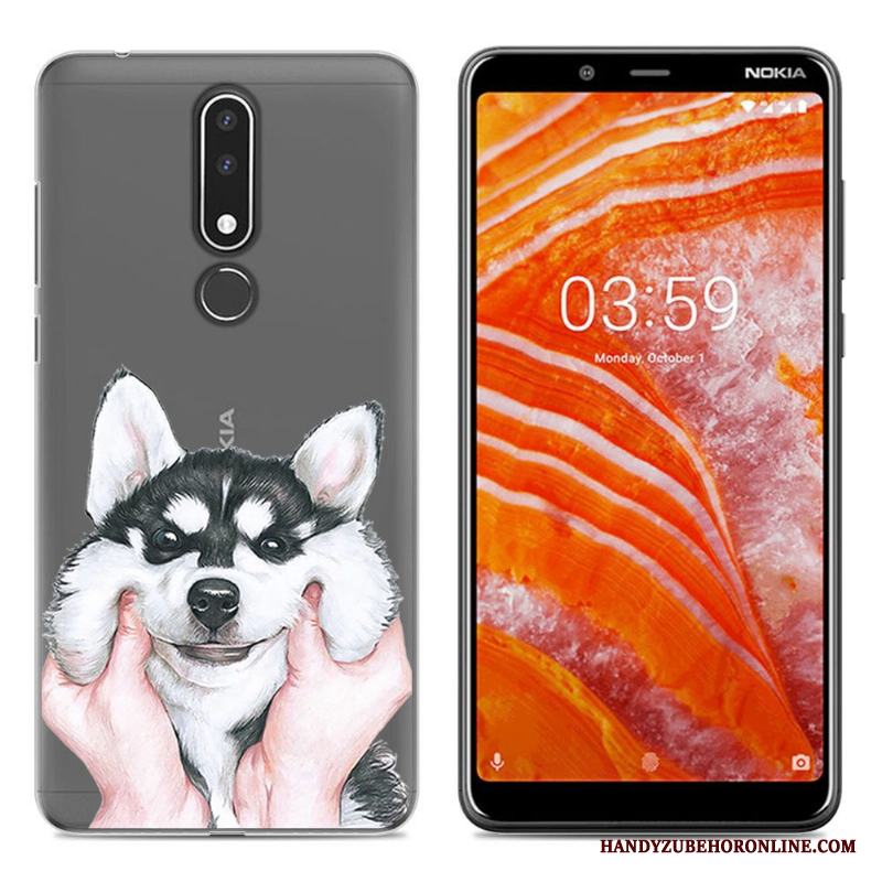 Nokia 3.1 Plus Tecknat Skal Telefon Mobil Telefon All Inclusive Målade Mjuk Ny