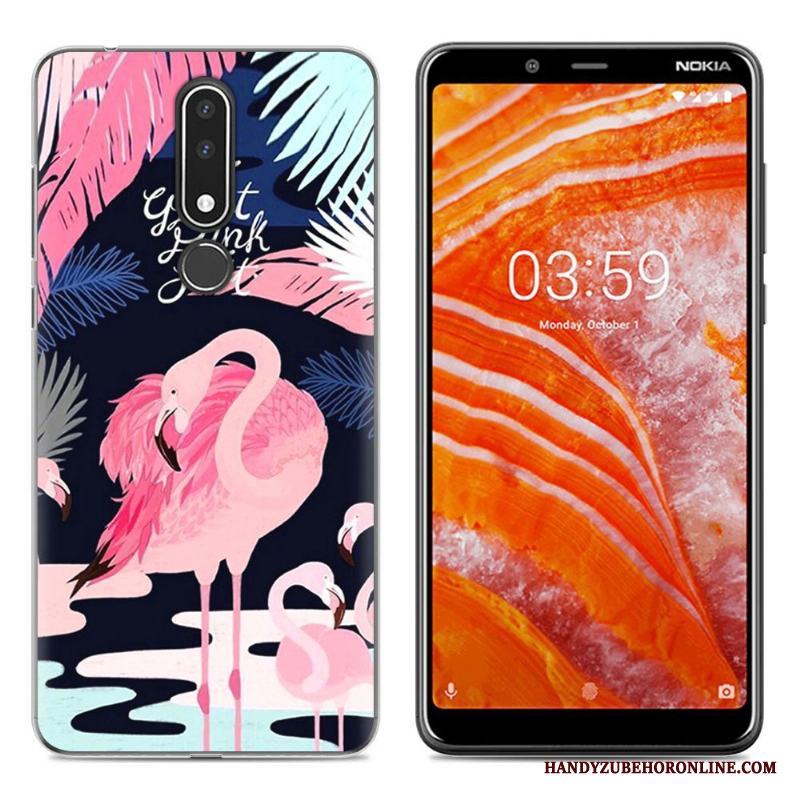 Nokia 3.1 Plus Tecknat Skal Telefon Mobil Telefon All Inclusive Målade Mjuk Ny