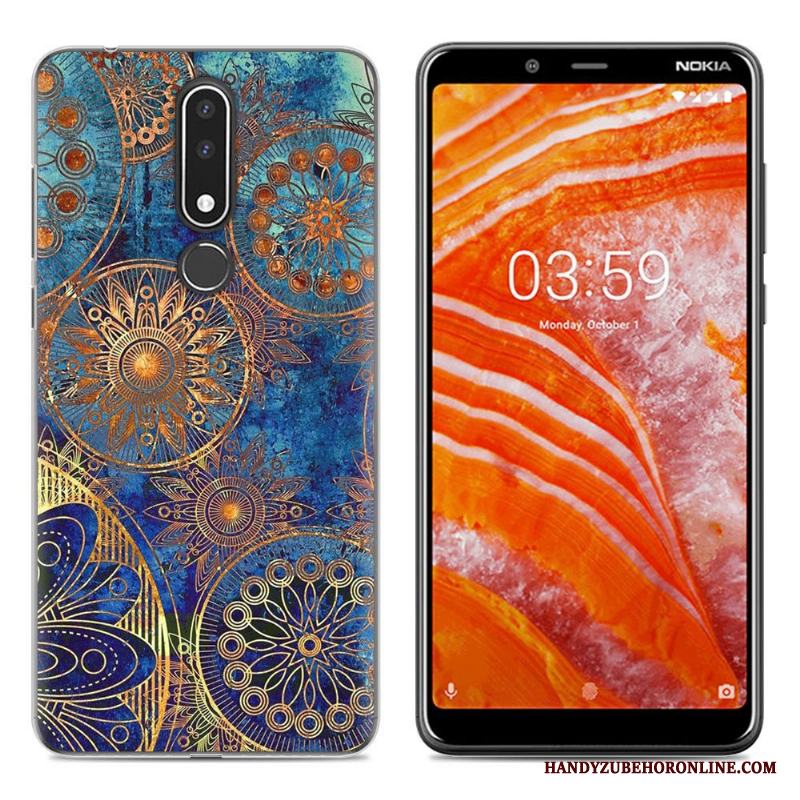 Nokia 3.1 Plus Tecknat Skal Telefon Mobil Telefon All Inclusive Målade Mjuk Ny