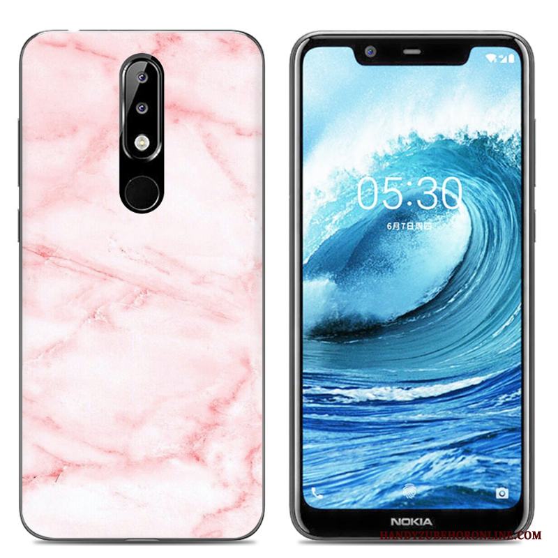 Nokia 5.1 Plus Fodral Skydd Mjuk Kreativa Skal Telefon Mobil Telefon Transparent