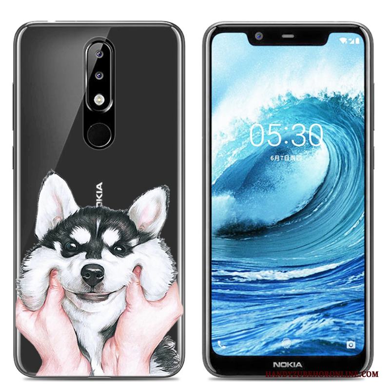 Nokia 5.1 Plus Fodral Skydd Mjuk Kreativa Skal Telefon Mobil Telefon Transparent