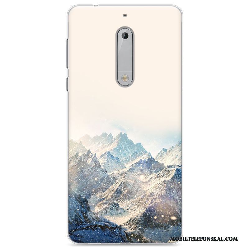 Nokia 5 Blå Kreativa Skal Telefon Fodral Trend All Inclusive Skydd