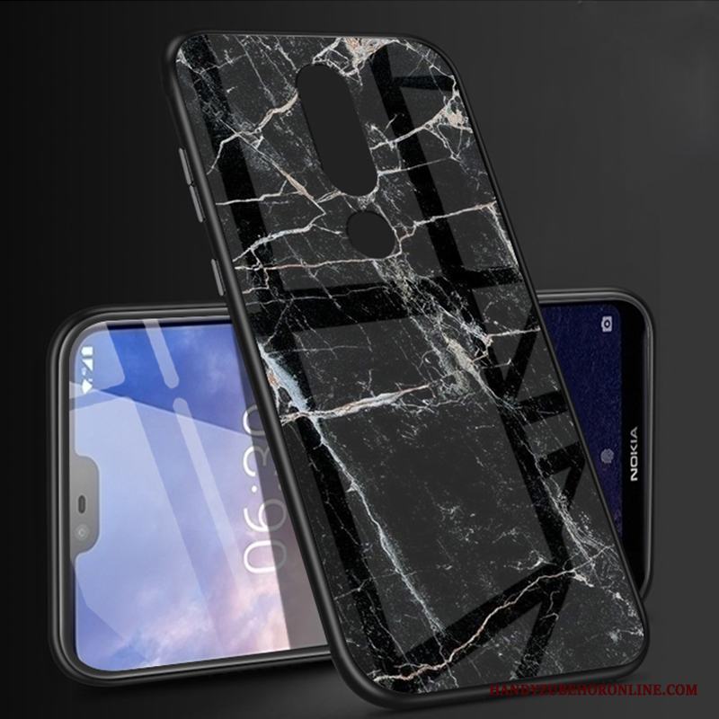 Nokia 6.1 All Inclusive Vit Personlighet Magnetic Fodral Skal Telefon Glas
