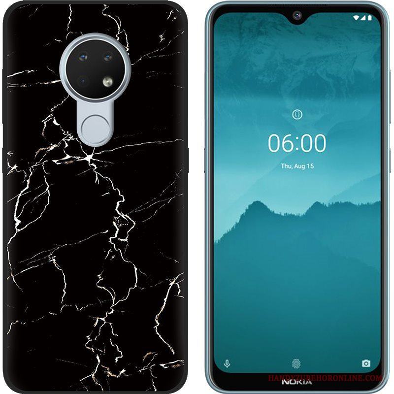 Nokia 6.2 Mjuk Skal Telefon Kreativa Purpur Trend Målade Nubuck