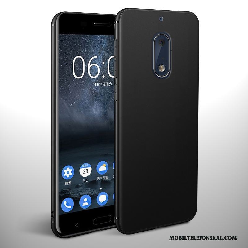 Nokia 6 All Inclusive Svart Mjuk Ny Fodral Skal Telefon Fallskydd