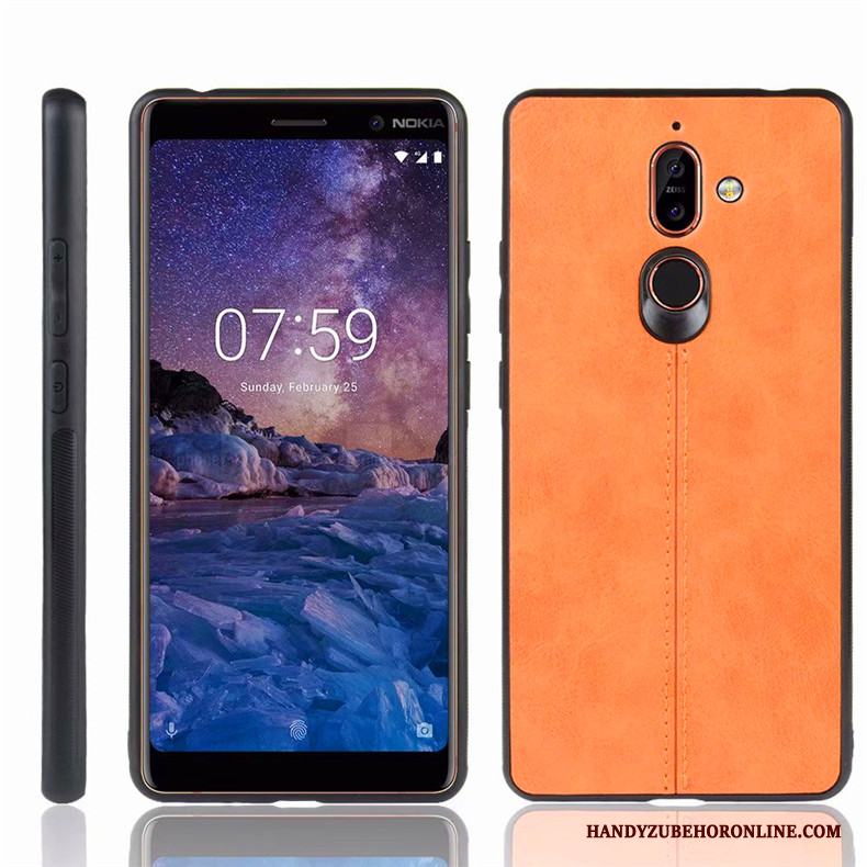 Nokia 7 Plus Skal Skydd Blå Fodral Telefon Mobil Telefon Fallskydd