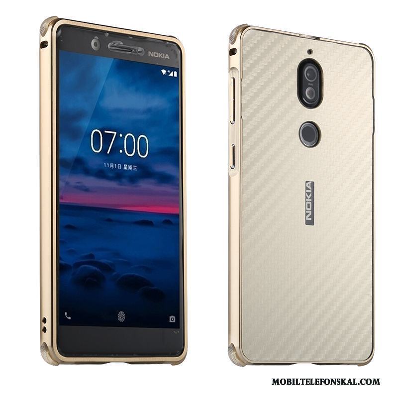 Nokia 7 Skal Skydd Frame Grön Fodral Kreativa Fallskydd All Inclusive