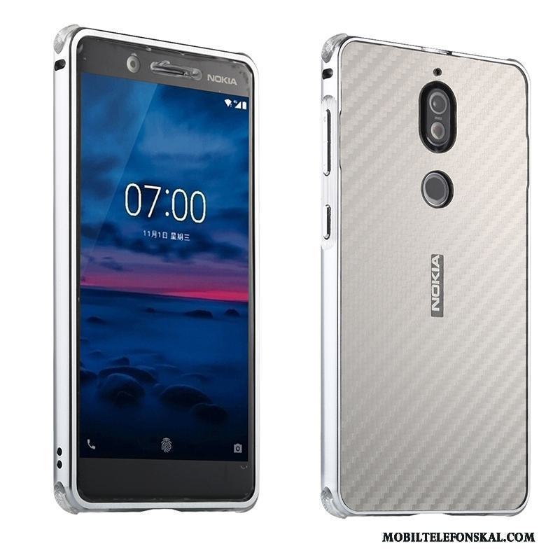 Nokia 7 Skal Skydd Frame Grön Fodral Kreativa Fallskydd All Inclusive