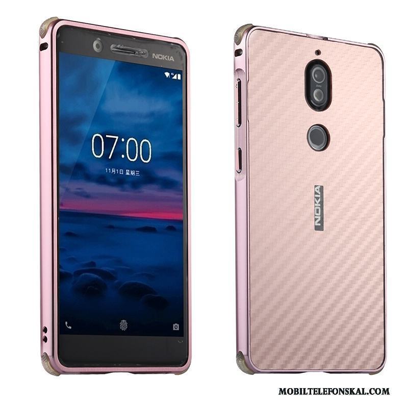 Nokia 7 Skal Skydd Frame Grön Fodral Kreativa Fallskydd All Inclusive