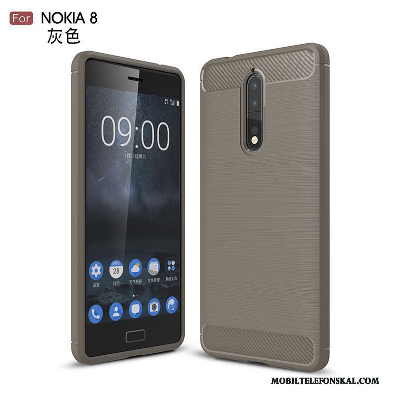 Nokia 8 All Inclusive Mjuk Skal Telefon Skydd Fallskydd Silikon