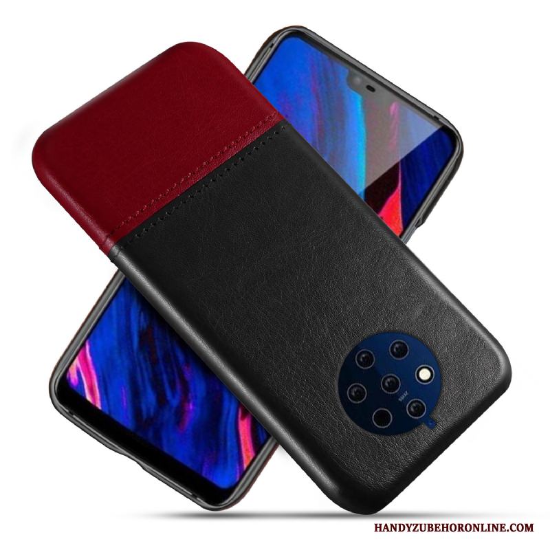 Nokia 9 Pureview Skal Ny Skydd Fodral Fallskydd Mobil Telefon Kvalitet Läderfodral