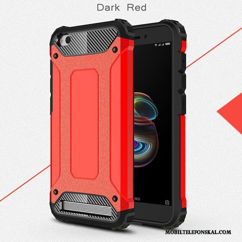 Redmi 5a Fallskydd Liten Rosa Silikon All Inclusive Röd Skal Telefon