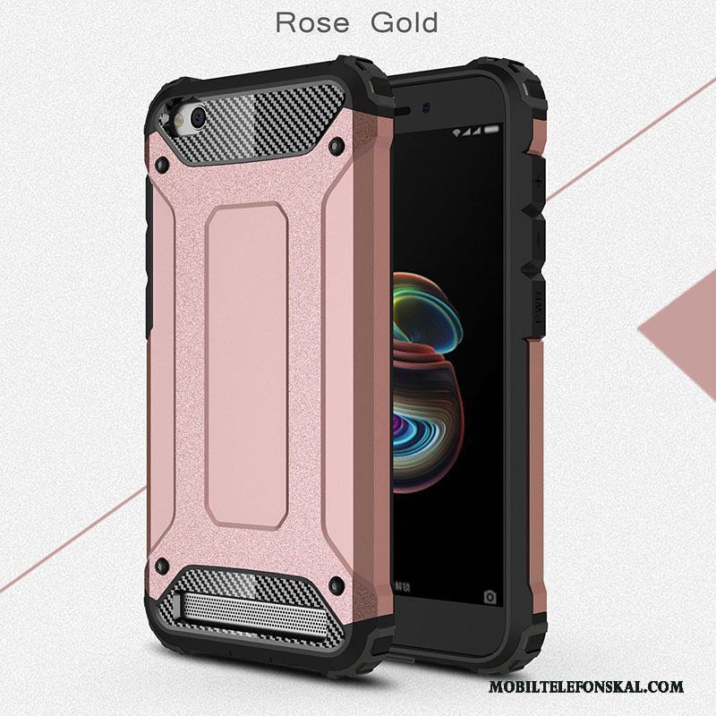 Redmi 5a Fallskydd Liten Rosa Silikon All Inclusive Röd Skal Telefon