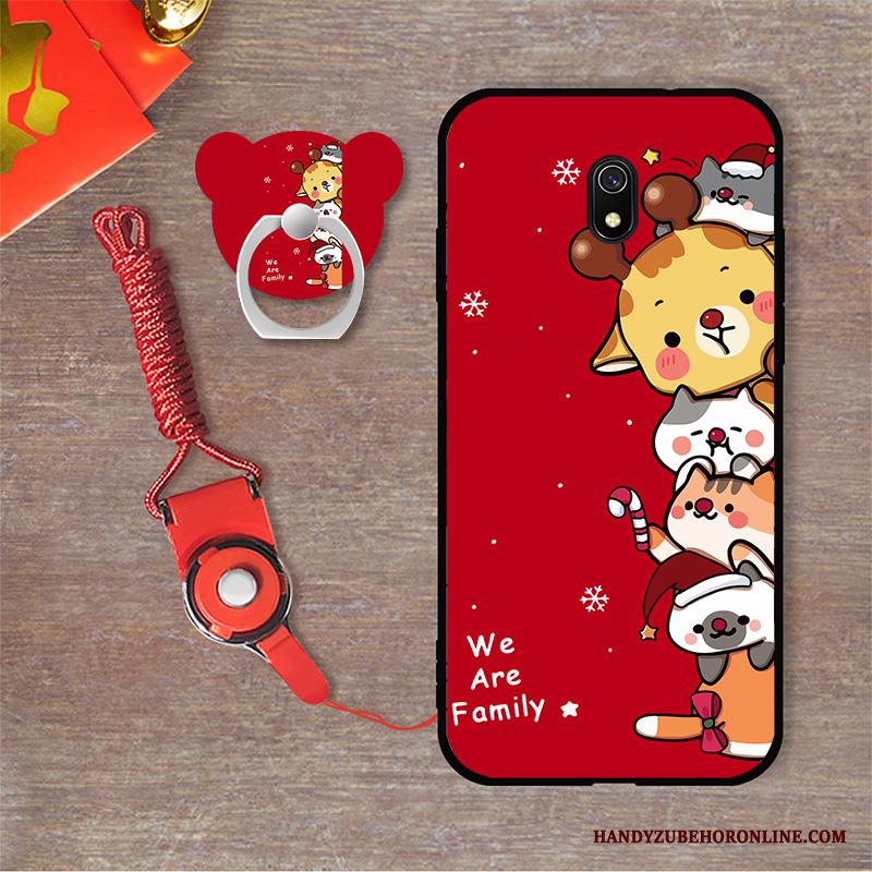 Redmi 8a Fallskydd Mobil Telefon Röd Personlighet Trend Skal Telefon Fodral