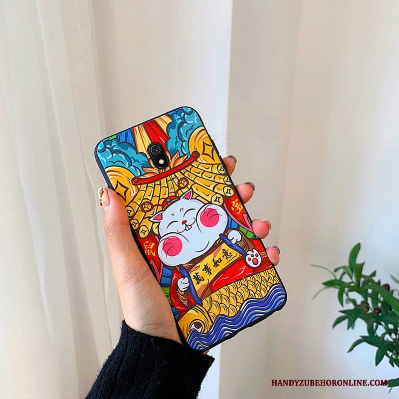 Redmi 8a Skal Silikon Kreativa Par Mjuk Röd Skydd Fallskydd