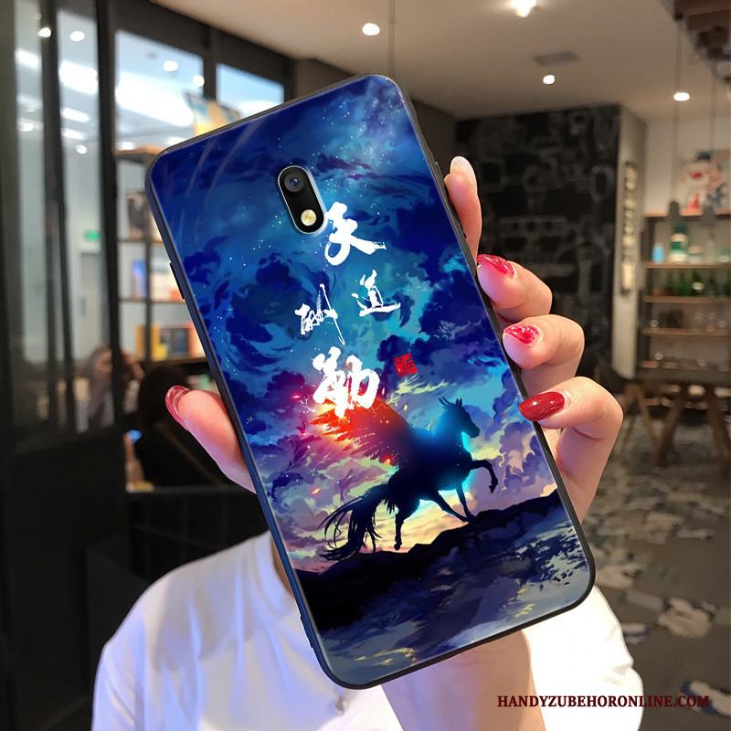 Redmi 8a Skal Telefon Fallskydd Mode Blå All Inclusive Fodral Personlighet