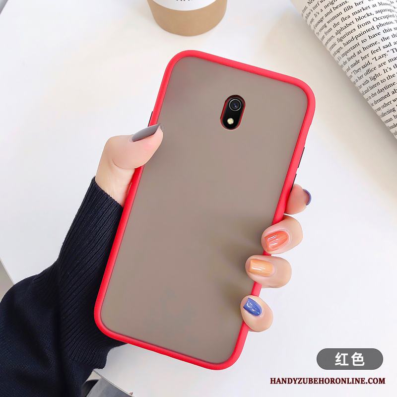 Redmi 8a Skal Telefon Net Red Enkel Par Nubuck Skydd