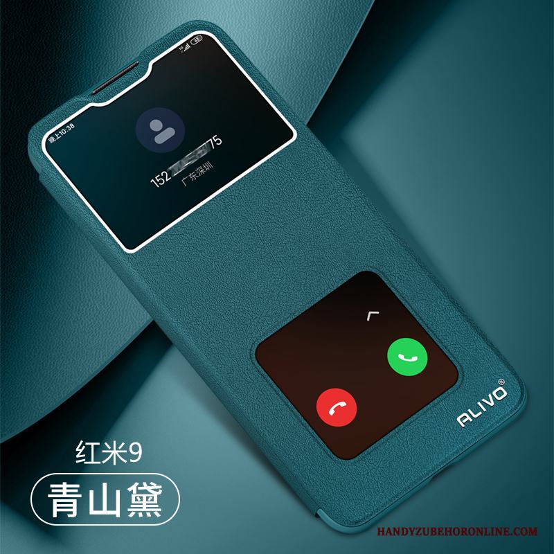 Redmi 9 Fallskydd Grön Skal Silikon Liten All Inclusive Täcka