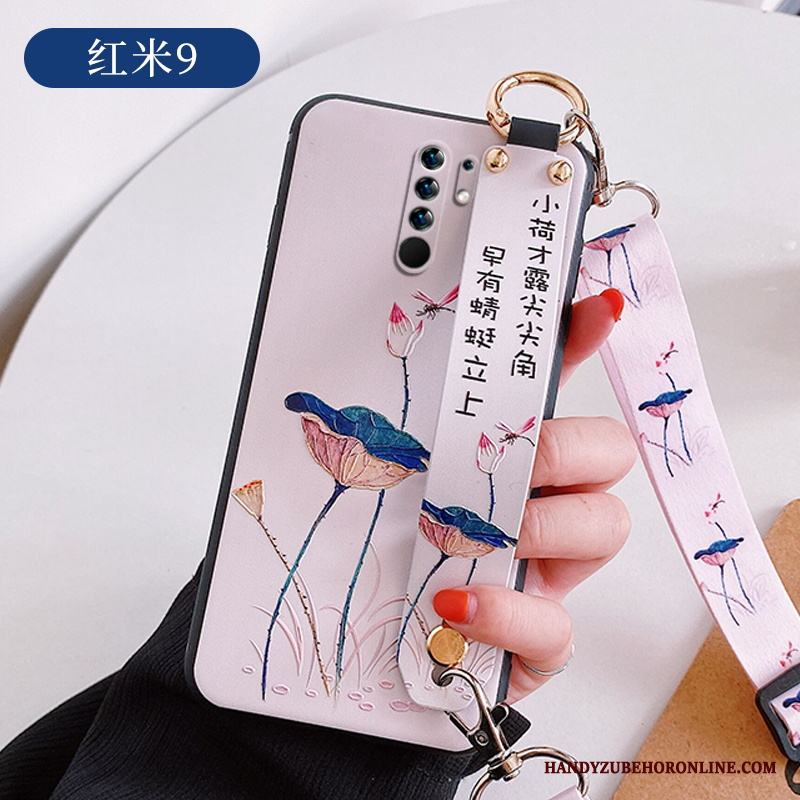 Redmi 9 Kinesisk Stil Kreativa Skal Telefon All Inclusive Rosa Mobil Telefon Lättnad