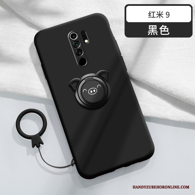 Redmi 9 Skal Telefon Support Magnetic Fodral Röd Kreativa Söt