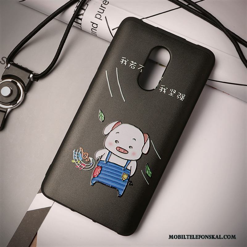 Redmi Note 4x Hängsmycken Liten Skal Telefon Tecknat Fodral Röd Silikon