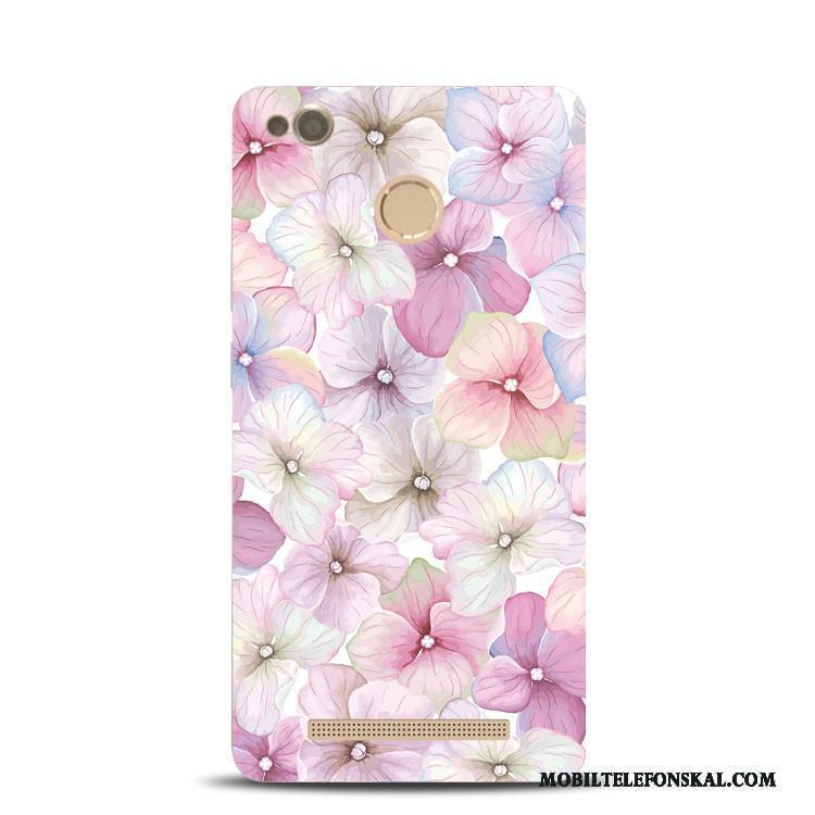 Redmi Note 4x Lättnad Support Blommor Färg Skal Telefon Hög Mjuk