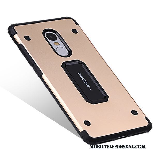 Redmi Note 4x Mobil Telefon Fodral Kreativa Personlighet Metall Skal Telefon Röd