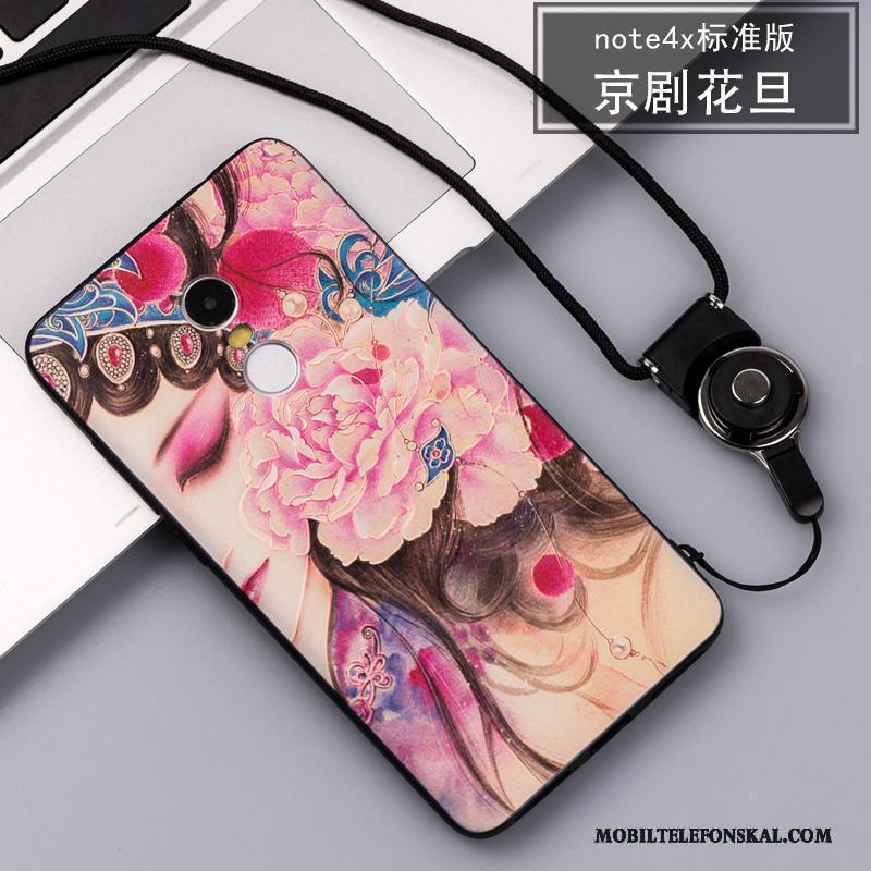 Redmi Note 4x Skal Mjuk Fallskydd All Inclusive Trend Silikon Rosa Fodral