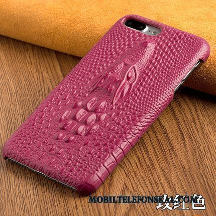 Redmi Note 5 Pro Skal Äkta Läder Fodral Röd Skydd Kinesisk Drake Fallskydd Liten