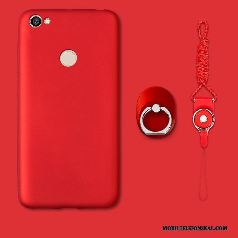 Redmi Note 5 Skal Silikon Mjuk Fodral Gul Liten Röd Nubuck