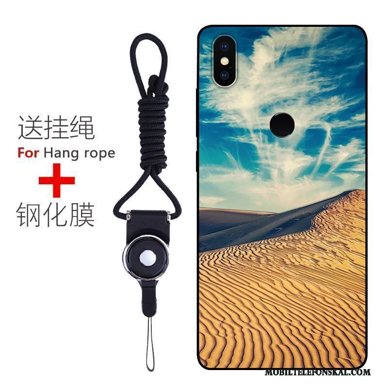 Redmi Note 5 Skal Skydd Grön Fallskydd Anpassa Nubuck Fodral Liten