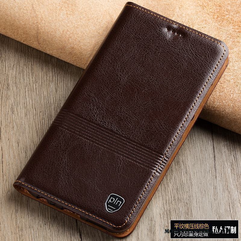 Redmi Note 5 Skal Telefon Fodral Läderfodral Mobil Telefon Röd Skydd Täcka