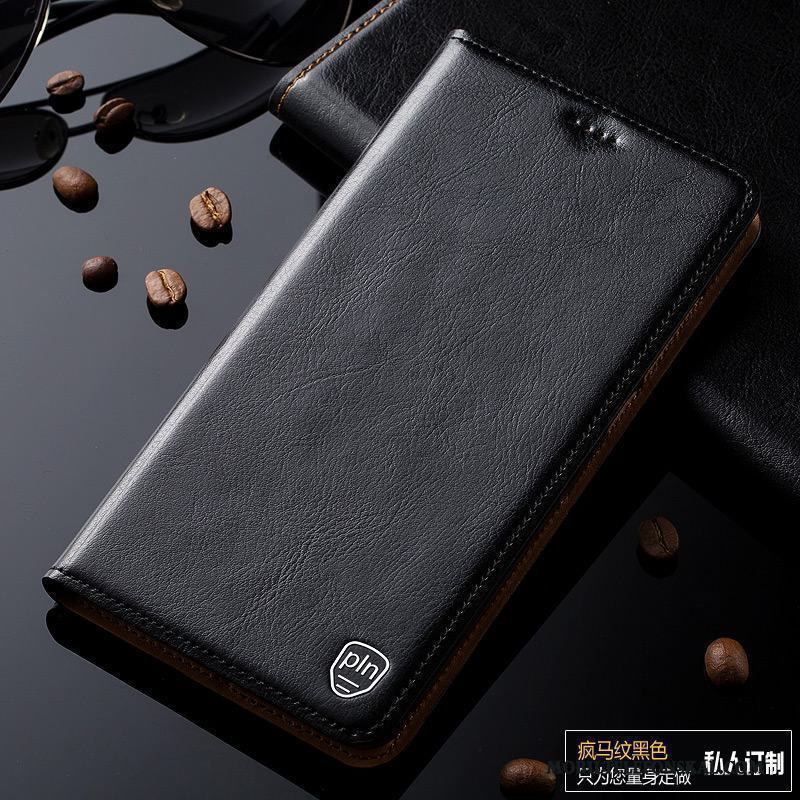 Redmi Note 5 Skal Täcka Skydd Mobil Telefon Äkta Läder Grå Fodral Läderfodral