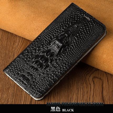 Redmi Note 5 Skal Vinröd Liten Äkta Läder Skydd Fodral Täcka Lyxiga