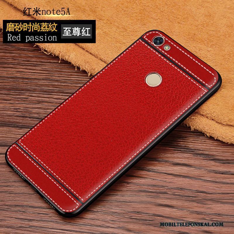 Redmi Note 5a Hög Mjuk Skal Telefon Röd All Inclusive Fodral Liten
