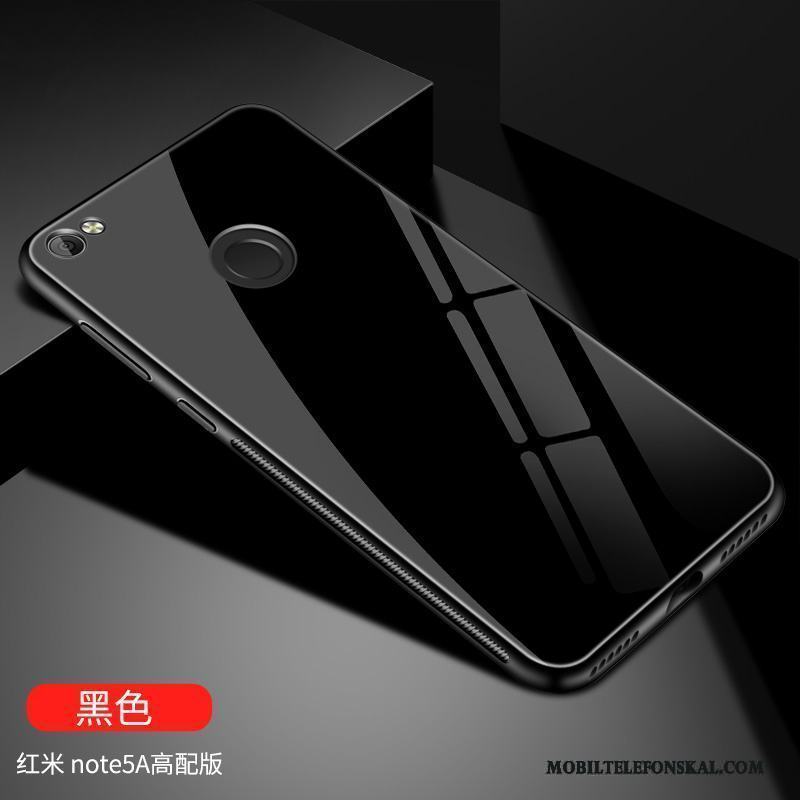 Redmi Note 5a Röd Glas All Inclusive Liten Skal Telefon Svart Trend