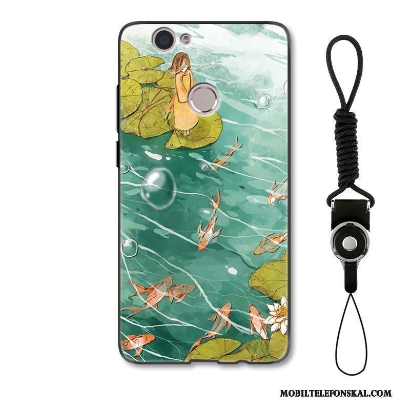 Redmi Note 5a Skal Carp Kinesisk Stil Skydd Liten Kreativa Fodral Grå