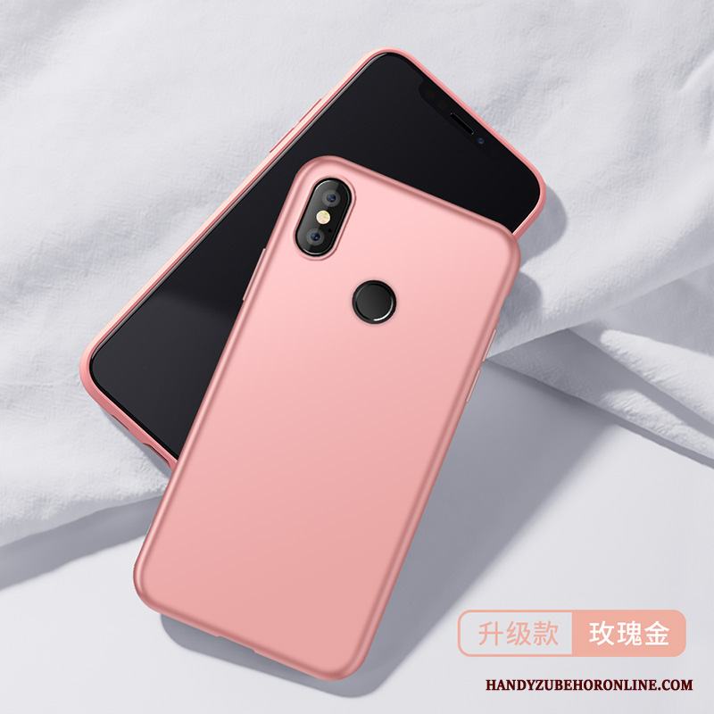 Redmi Note 6 Pro Skydd Skal Telefon Röd Silikon All Inclusive Fallskydd