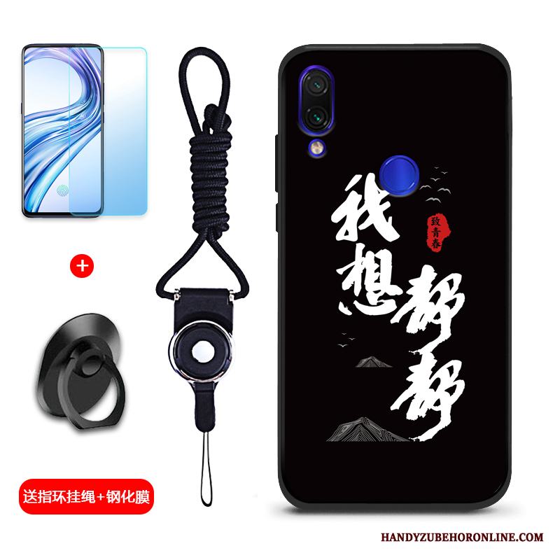 Redmi Note 7 Silikon Trend Kreativa Skal Telefon Mjuk Röd Skydd