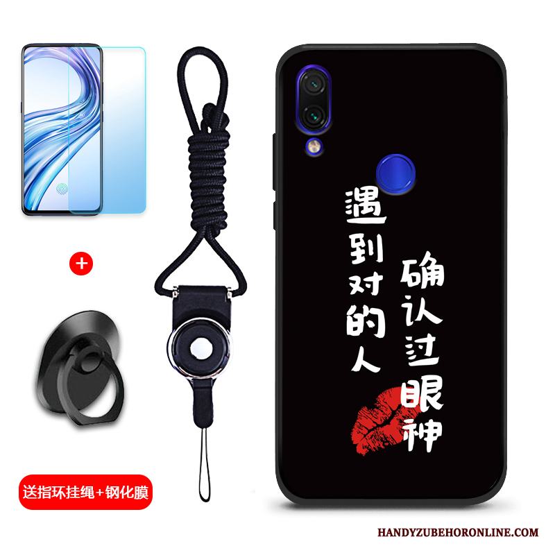 Redmi Note 7 Silikon Trend Kreativa Skal Telefon Mjuk Röd Skydd