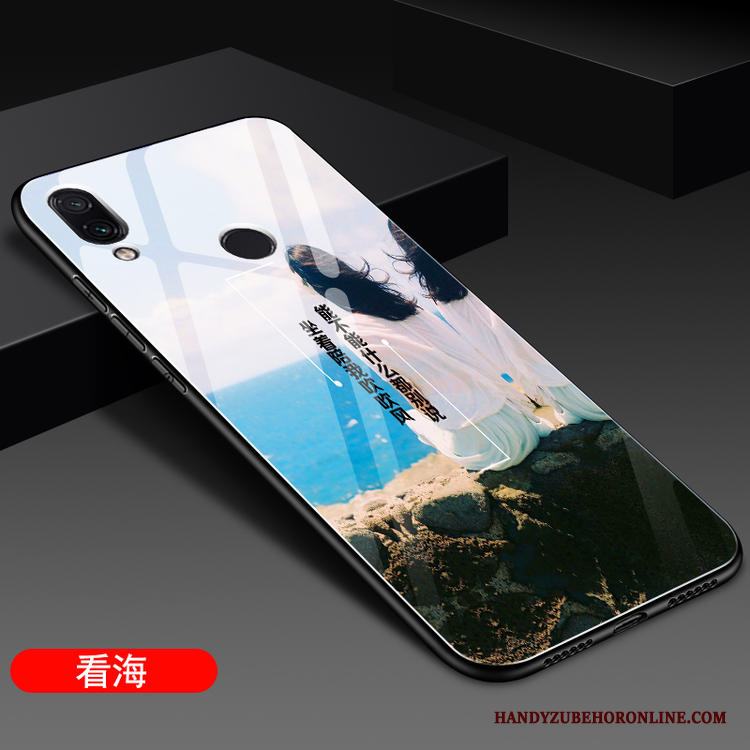 Redmi Note 7 Skal Glas Skydd Trend Varumärke Spegel All Inclusive Silikon Ny