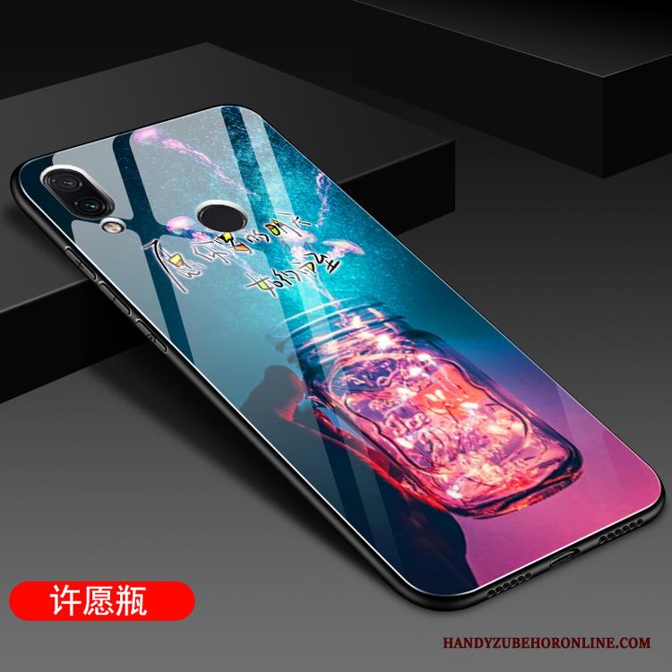 Redmi Note 7 Skal Glas Skydd Trend Varumärke Spegel All Inclusive Silikon Ny