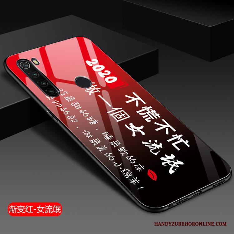Redmi Note 8t Skal Telefon Skydd Personlighet Trend Röd Mjuk Par